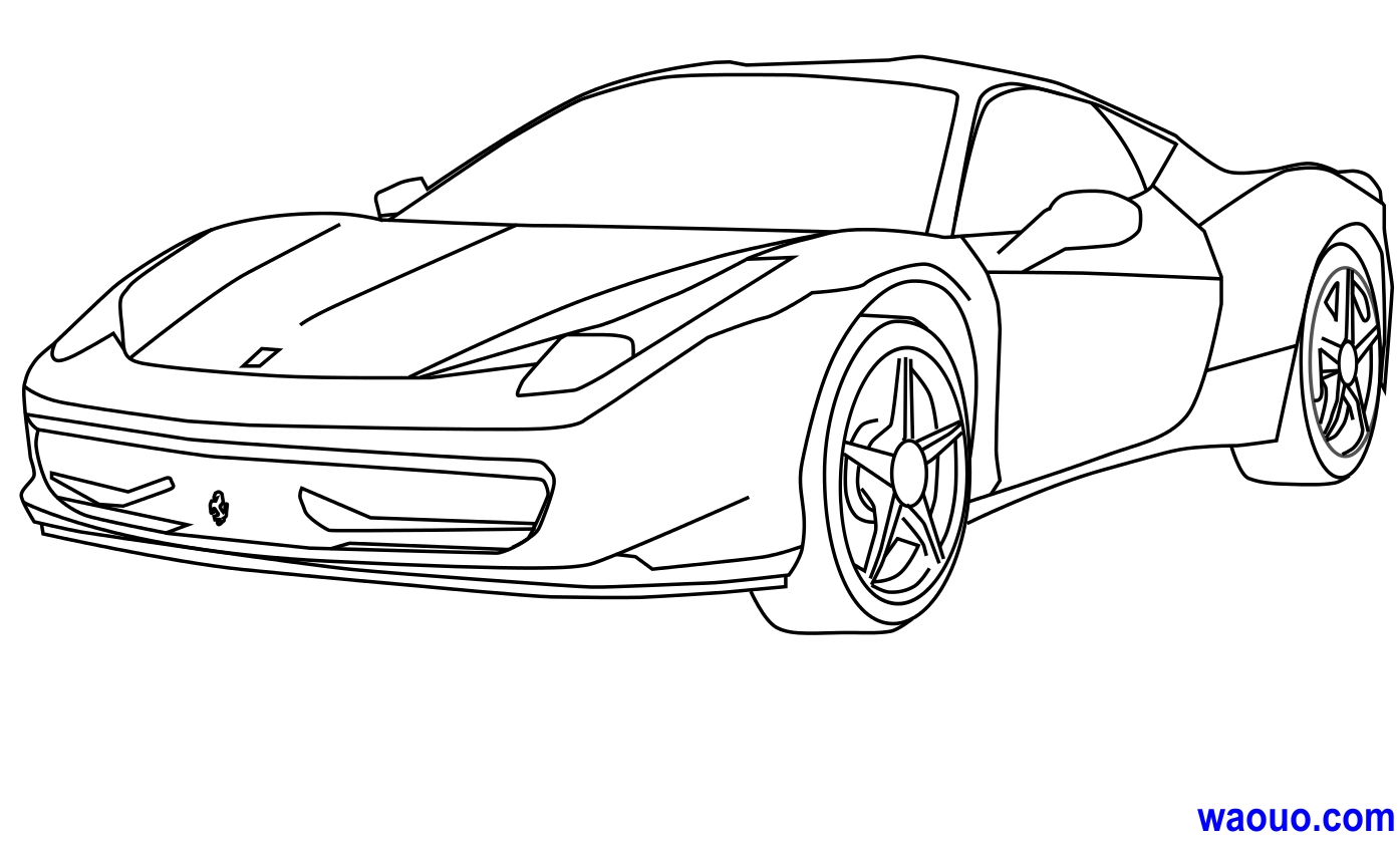 Coloriage Ferrari