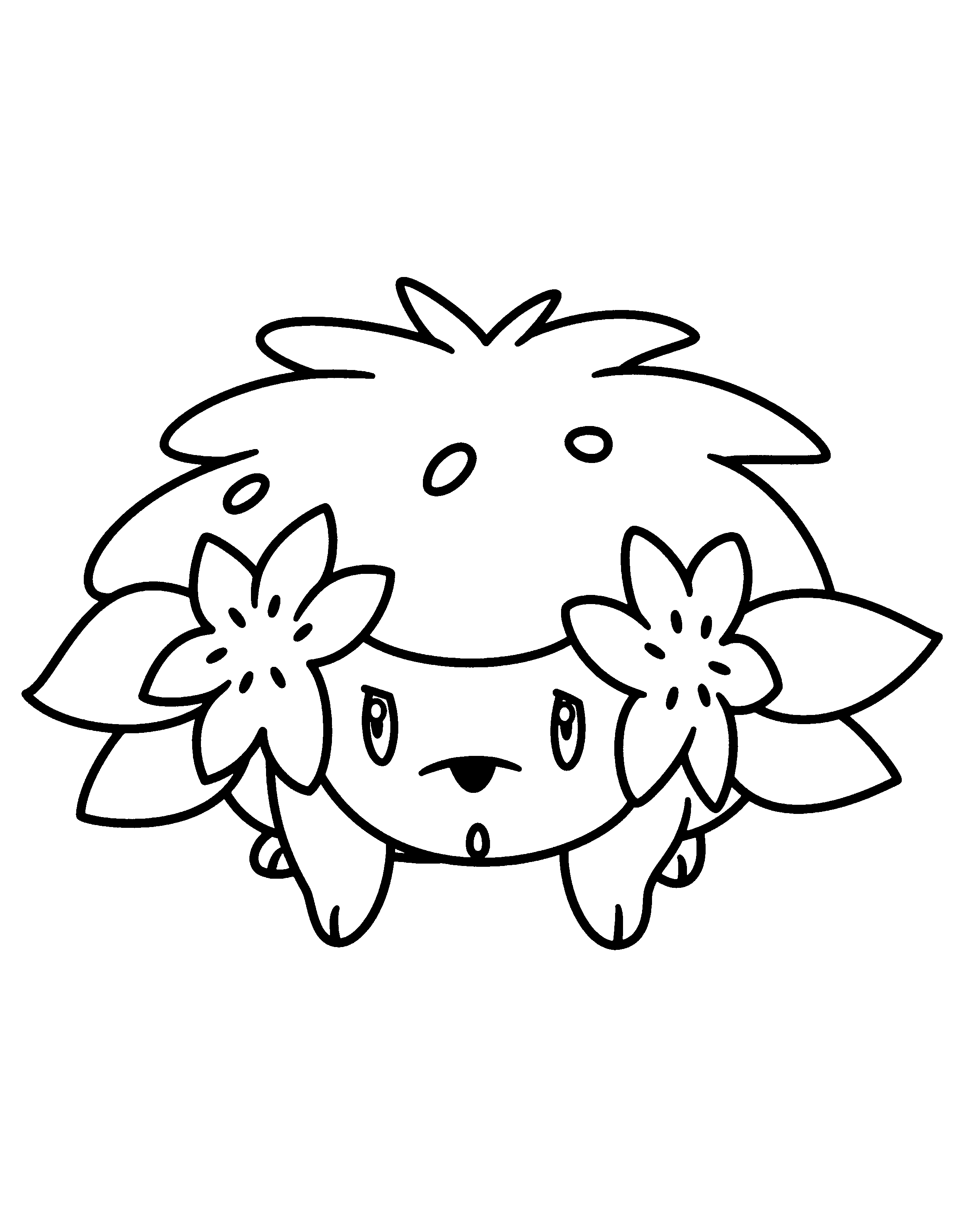 Coloriage Shaymin