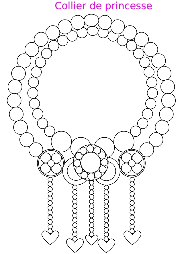 Coloriage collier